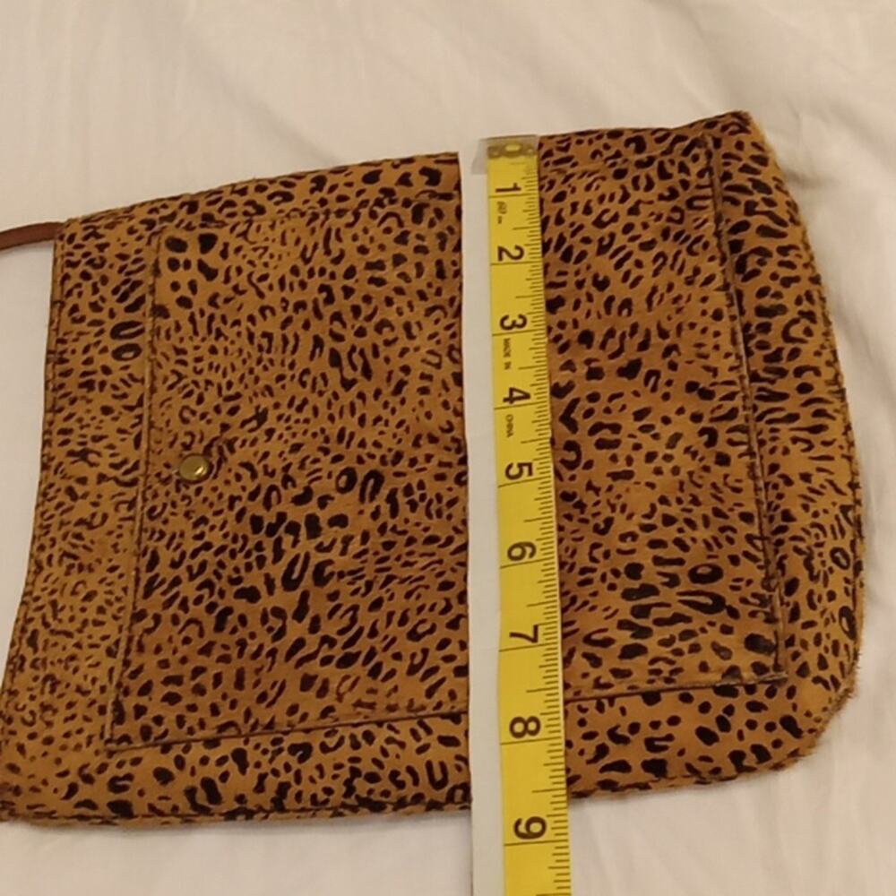 Madewell Crossbody Purse Women's The Slim Brooklyn in Mini. Animal Print - Picture 7 of 8